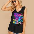 Retro 1980s 80's Baby 1990s 90's Made Me Nostalgia Birthday Women's V-Neck Tank Top