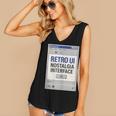 Retro Computer Dialog Box 90s Desktop Interface Nostalgia Women's V-Neck Tank Top