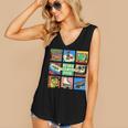 Retro Starter Pack 80s 90s Vintage Nostalgia Cassette Tape Women's V-Neck Tank Top Retro Starter Pack 80s 90s Vintage Nostalgia Cassette Tape Women's V-Neck Tank Top