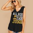 All Rise Here Comes The Judge Lawyer Graduation Quote Women's V-Neck Tank Top