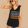Running On Beer Tasting Social Introvert Humor Vintage Women's V-Neck Tank Top Running On Beer Tasting Social Introvert Humor Vintage Women's V-Neck Tank Top