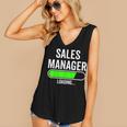 Sales Manager Loading Graduation Graduate New Job Women's V-Neck Tank Top