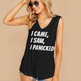 I Came I Saw Meme For Anti Social And Introvert Women's V-Neck Tank Top