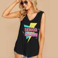 Senior 2022 Graduation Class Of 2022 Retro 90's Graduation Women's V-Neck Tank Top