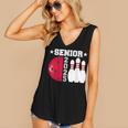 Senior 2025 Bowling Player Class Of 2025 Graduation Seniors Women's V-Neck Tank Top