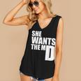 She Wants The MD Shirt Medical Graduation Doctor Women's V-Neck Tank Top