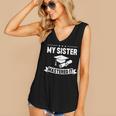 My Sister Mastered It Masters Degree Graduation MBA Women's V-Neck Tank Top
