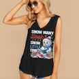 Snowman Winter Snow So Many Books Christmas Snow Little Time Women's V-Neck Tank Top Snowman Winter Snow So Many Books Christmas Snow Little Time Women's V-Neck Tank Top