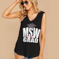 Social Work MSW Graduation Masters Degree Worker 2020 Women's V-Neck Tank Top