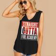 Straight Outta Fire AcademyShirt Firefighter Graduation Women's V-Neck Tank Top
