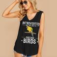 Sun Conure Introvert Parrot Bird Sun Conure Women's V-Neck Tank Top