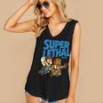 Super Lethal Cute Nostalgia Women's V-Neck Tank Top