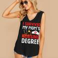 I Survived My Mom's Nursing Degree Graduation Day 2026 Women's V-Neck Tank Top