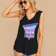 Temporal Trends Vaporwave Style Retro Nostalgia Look Women's V-Neck Tank Top