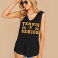 Tennis Senior Night Tennis Senior 2025 Graduation 11 Women's V-Neck Tank Top