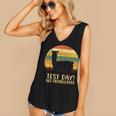 Test Day No Probllama Silhouette Teacher Student Graduation Women's V-Neck Tank Top