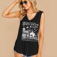 Unapologetically Anti Social Book Club Introvert Reader Women's V-Neck Tank Top