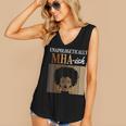 Unapologetically MHA-Ish Student Graduation Afro Women's V-Neck Tank Top