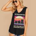 Unique Art For Introverted Cat Fans -Adults Cat Humorous Introvert Small Women's V-Neck Tank Top Unique Art For Introverted Cat Fans -Adults Cat Humorous Introvert Small Women's V-Neck Tank Top