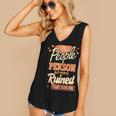 I Used To Be a People Person Antisocial Introvert Women's V-Neck Tank Top I Used To Be a People Person Antisocial Introvert Women's V-Neck Tank Top