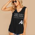 I Used To Be A People Person Introvert Women's V-Neck Tank Top I Used To Be A People Person Introvert Women's V-Neck Tank Top