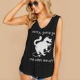 Vibes Are Off Cat Skateboard Introvert Sarcastic Humor Women's V-Neck Tank Top Vibes Are Off Cat Skateboard Introvert Sarcastic Humor Women's V-Neck Tank Top