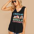 Women's I Have No Shelf Control Book Reader Book Nerd Book Reading Women's V-Neck Tank Top