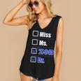 Zeta Phi Beta Doctor Graduation Zeta Phi Beta HBCU Doctor Women's V-Neck Tank Top
