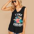 Zoologist Scientist Wildlife Biologist Zoology Introverted Women's V-Neck Tank Top