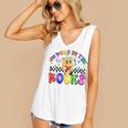 100 Days In The Book Fun 100 Days Of School Boy Girl Teacher Women's V-Neck Tank Top 100 Days In The Book Fun 100 Days Of School Boy Girl Teacher Women's V-Neck Tank Top