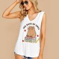 100 Days Of Chill Cute Capybara School Book Lover Women's V-Neck Tank Top 100 Days Of Chill Cute Capybara School Book Lover Women's V-Neck Tank Top