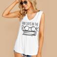 100 Days Of SCHOOKBook Nerd Book Lover Reading Librarian Boo Women's V-Neck Tank Top