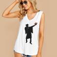 2019 Football Graduation Dab Shirt- Dabbing Graduate Women's V-Neck Tank Top