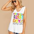 2025 Last Day Of School Autograph Kindergarten Graduation Women's V-Neck Tank Top