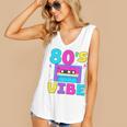 80's Vibe Retro Style Cassette Tape Nostalgia 1980s Party Women's V-Neck Tank Top 80's Vibe Retro Style Cassette Tape Nostalgia 1980s Party Women's V-Neck Tank Top