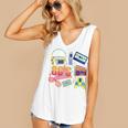 80's Vintage Cassette Tape Nostalgia Mixtape Era 1980s Retro Premium Tri-Blend Women's V-Neck Tank Top