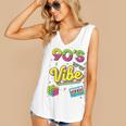 90s Nostalgia Retro Apparel 90'S Vibe Retro Premium Tri-Blend Women's V-Neck Tank Top
