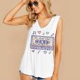 90s RNB Vibes Cassette – Retro Music Nostalgia RNB Cassette Women's V-Neck Tank Top
