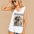 Abraxos Flower Garden Club Book Lover Fantasy Dragon Bookish Women's V-Neck Tank Top