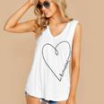 Accountant Heart Shirt Graduation Women's V-Neck Tank Top
