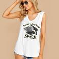 The Addams Family TV Series – Uncle Fester Graduation Spark Premium Women's V-Neck Tank Top