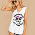 Antisocial Pit Bull Mom Pittie Introvert Dog Lover Pit Bull Women's V-Neck Tank Top