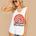 AntiSocial Worker Anti-Social Social Worker Introvert Women's V-Neck Tank Top