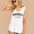 Anxiety University Anxious Antisocial Introvert Women's V-Neck Tank Top Anxiety University Anxious Antisocial Introvert Women's V-Neck Tank Top