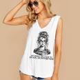Book Lover Bent Over a Book Women's V-Neck Tank Top