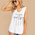 Bookish Feminist Jane Austen Fan Jane Austen Flower Books Women's V-Neck Tank Top
