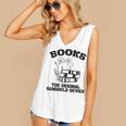 Books The Original Handheld Device Book Lover Premium Women's V-Neck Tank Top