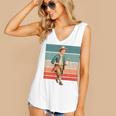 Boy Goose Vintage Rural Pastoral Charm Nostalgia Simple Life Women's V-Neck Tank Top