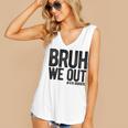 Bruh We Out 4th Graders Fourth Grade Graduation Class 2026 Women's V-Neck Tank Top