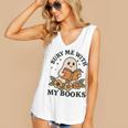Bury Me With My Books Ghost Tee Women's V-Neck Tank Top
